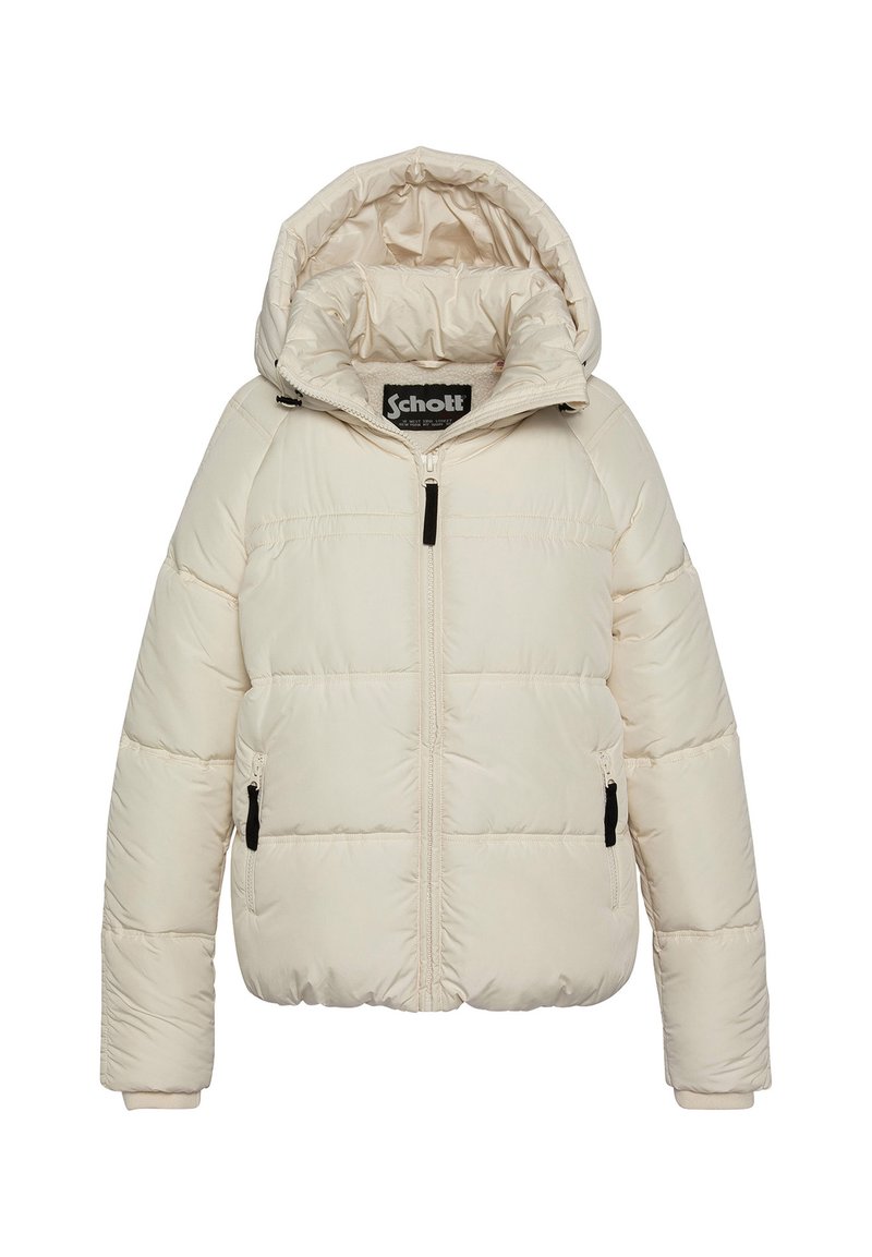 Schott Winterjas crème
