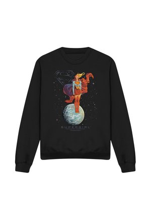 Cotton Soul, DC SUPERGIRL GALACTIC WOMAN OF TOMORROW - Sweatshirt - black