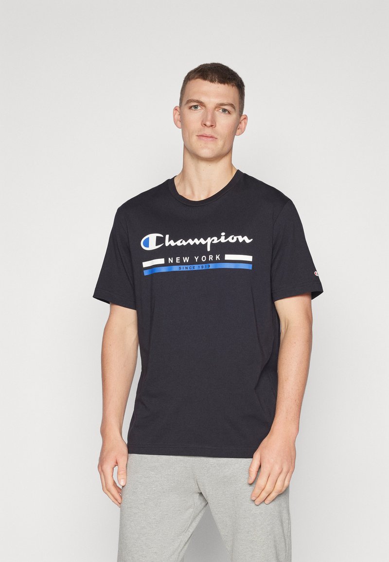 Champion CREWNECK - Camiseta estampada - black
