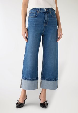 Jeans a zampa - blu denim medio