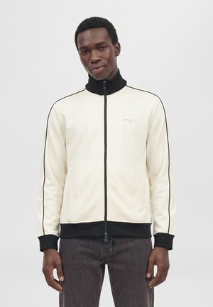 Armani Exchange, Суитшърт с цип - vintage off-white