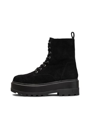 Bottines à plateau - black