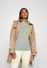 Lauren Ralph Lauren STRETCH COTTON BOATNECK TEE - T-shirt básica - ranch sage