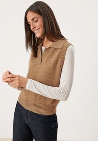 s.Oliver SPENCER MET - Top - light brown