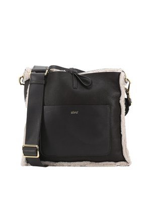 RAQUEL - Umhängetasche - dark brown   white
