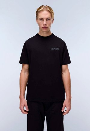 S-BACK GRAPHIC SS - T-shirt con stampa - black beauty