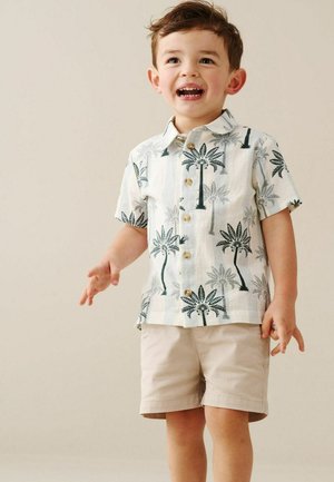 Angel & Rocket, REGULAR FIT - JAMIE PALM STRIPE SHORT SLEEVE SHIRT - Skjorter - blue