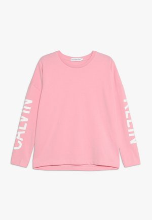 LONG SLEEVE LOGO GIRLS TEE - T-shirt à manches longues - pink