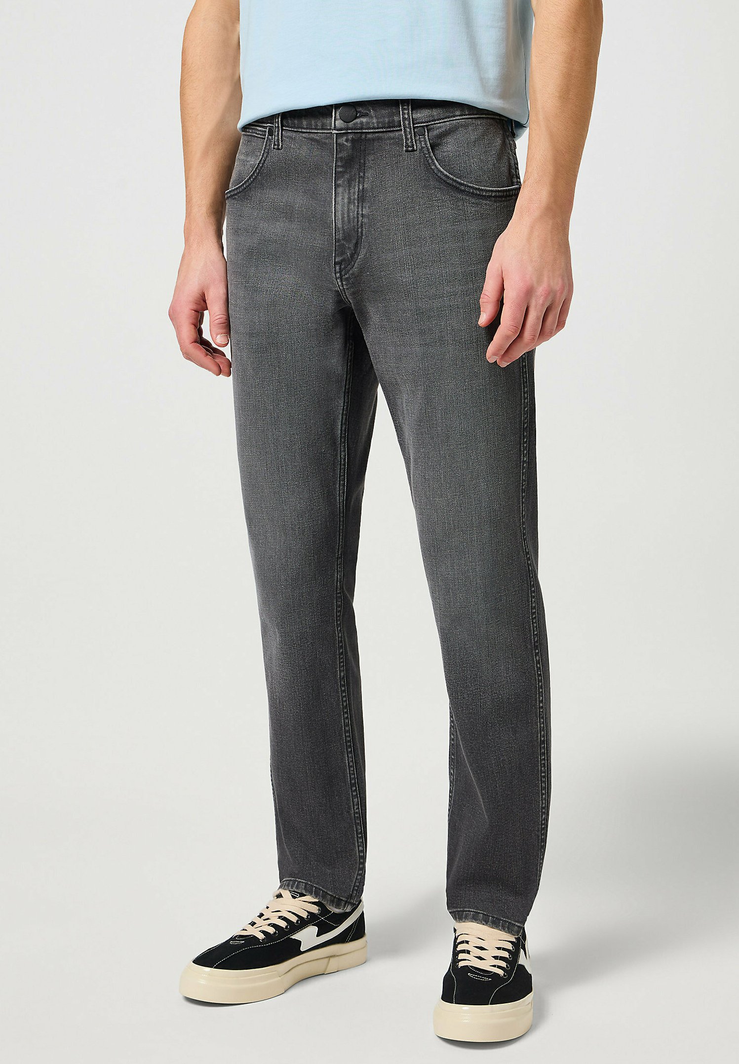 Wrangler SBORO Straight leg jeans blackout/zwart denim