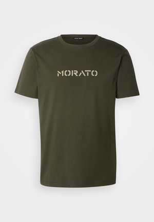 Antony Morato REGULAR FIT WITH LOGO - Printtipaita - olive