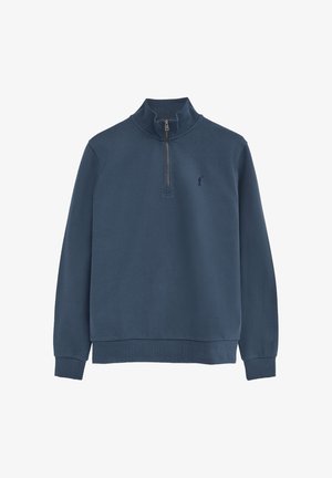 Polo Club, SWEATSHIRT MAN RIGBY GO FL SWEAT ZIPPER NECK IO LONG SLEEVE RELAXED FIT - Sweatshirt - denim blue