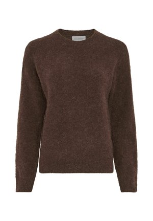 MSCH Copenhagen, MOSS COPENHAGEN PULLOVER - Strickpullover - hot fudge
