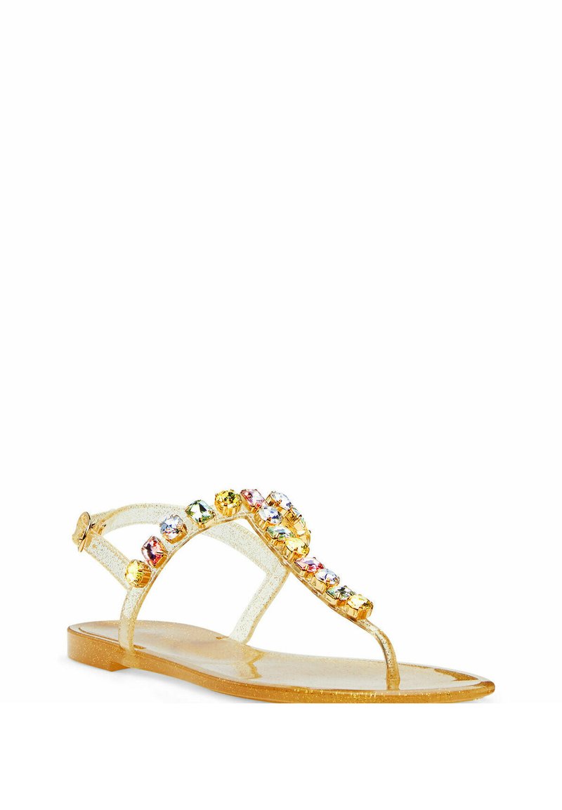 Damen Sneaker | Stuart Weitzman JAIDE GEM JELLY Zehentrenner gold/goldfarben - KK23001 Damen Sneaker | Stuart Weitzman JAIDE GEM JELLY Zehentrenner gold/goldfarben - KK23001