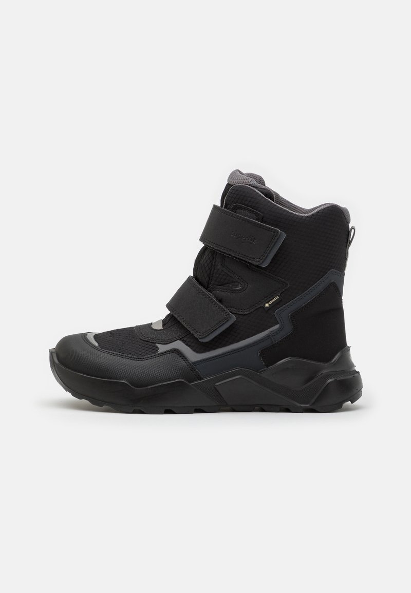 Superfit ROCKET - Schnürstiefelette - schwarz/hellgrau