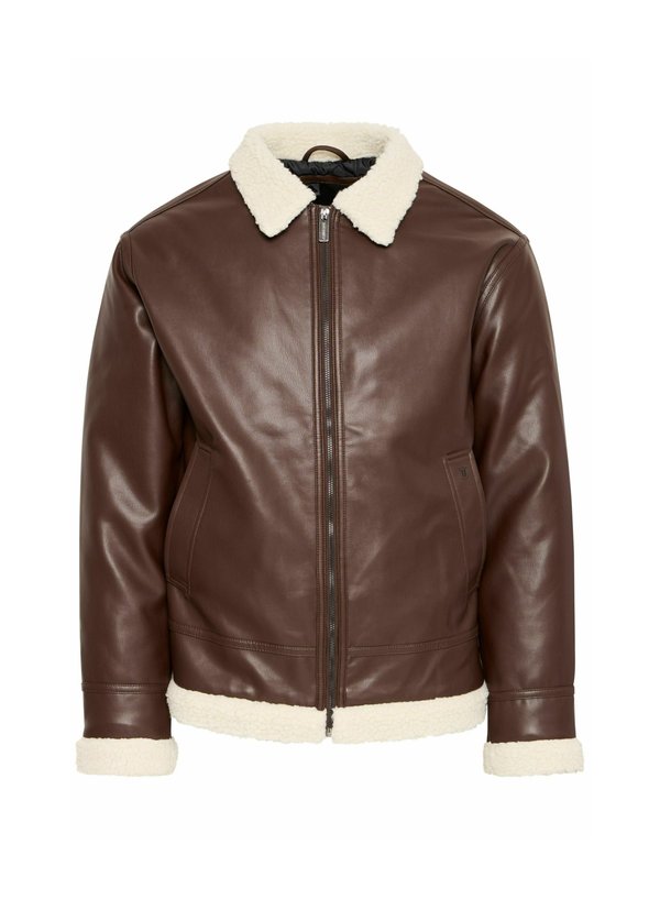 IDSulto - Faux leather jacket - coffee bean4