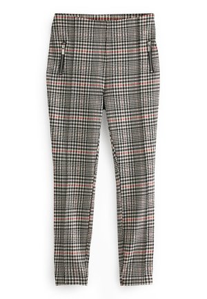 PONTE ZIP DETAIL STANDARD - Nohavice - beige black