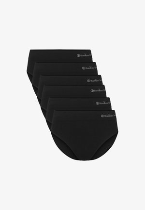 6ER PACK - BELLE SEAMLESS FULL LOGO - Braguitas - schwarz