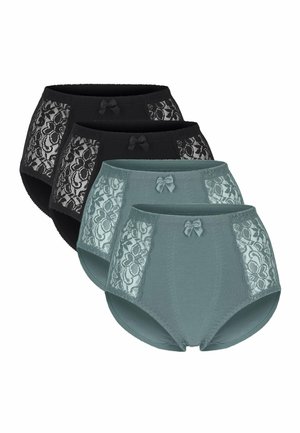 IN SIDES 4-PACK - Trusser - dusty petrol/black