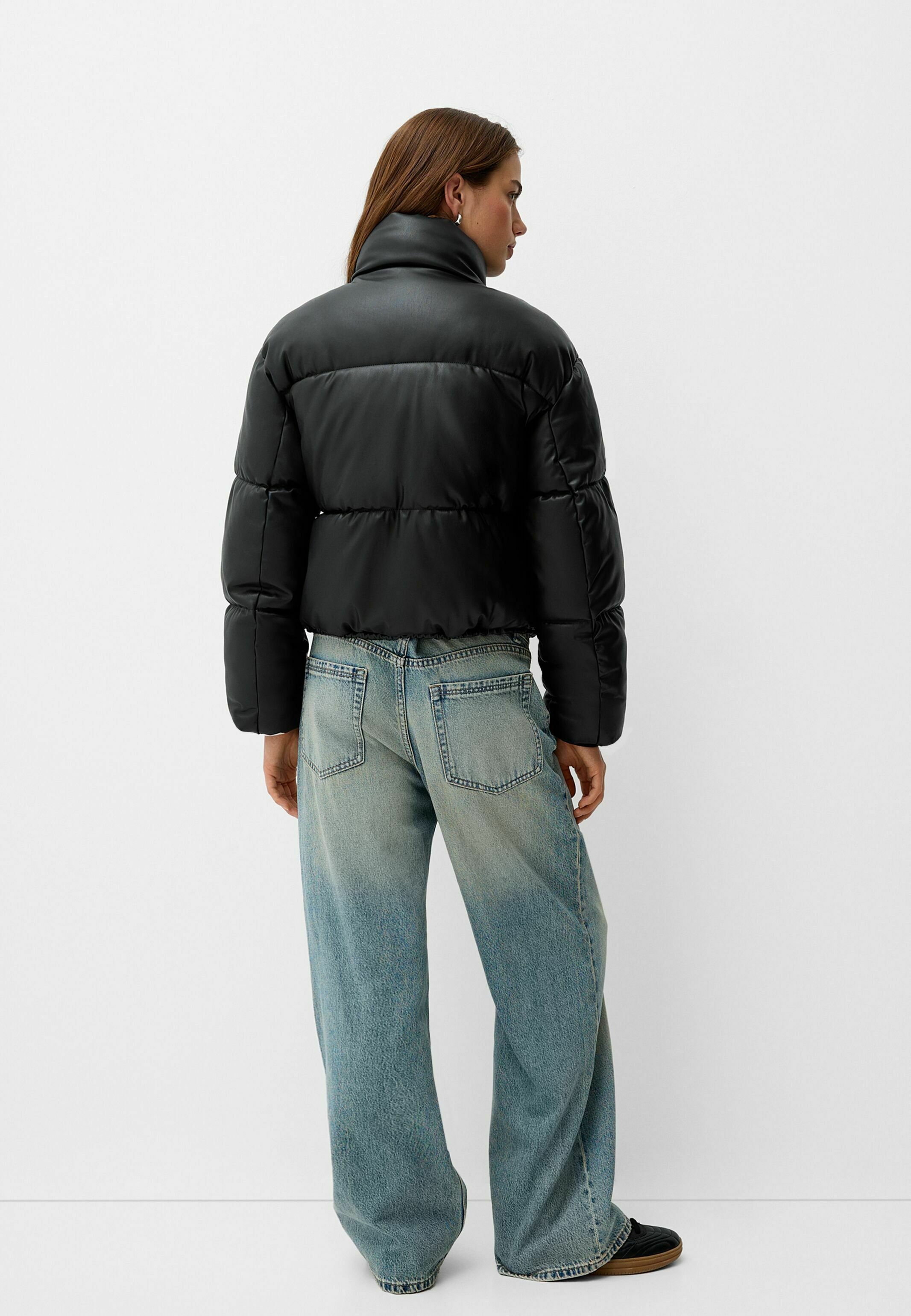 Bershka - Kurtka zimowa/czarny - Zalando.pl
