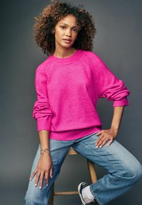 Next CREW NECK - Pulover - pink fluro