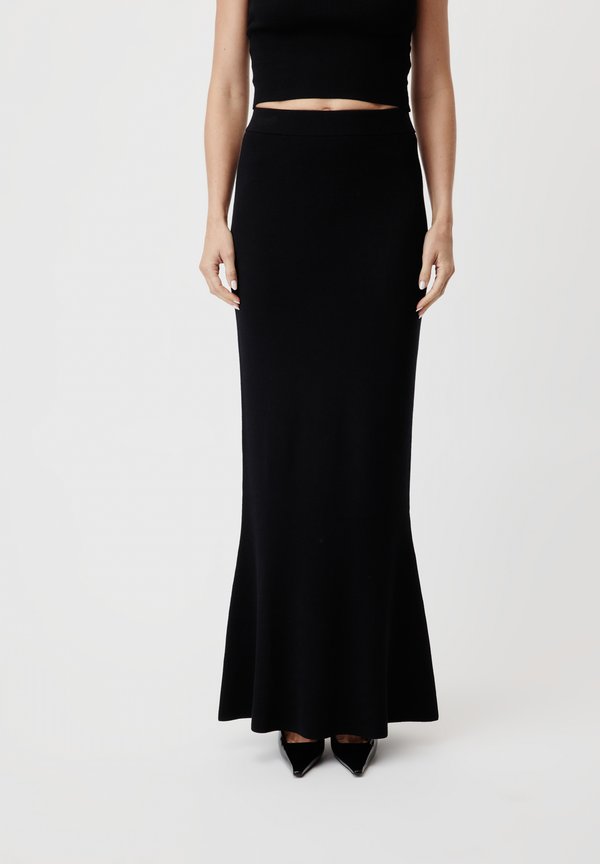 EVELIN SKIRT - Maxi skirt - schwarz