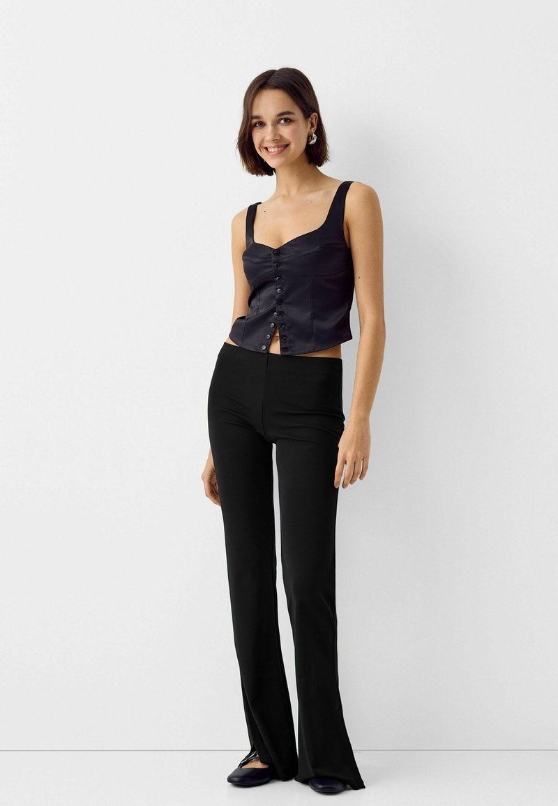 Bershka Broek zwart Bershka Broek zwart