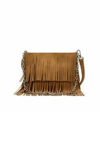 CON FLECOS - Bolso de mano - cuero