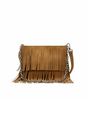 CON FLECOS - Bolso de mano - cuero