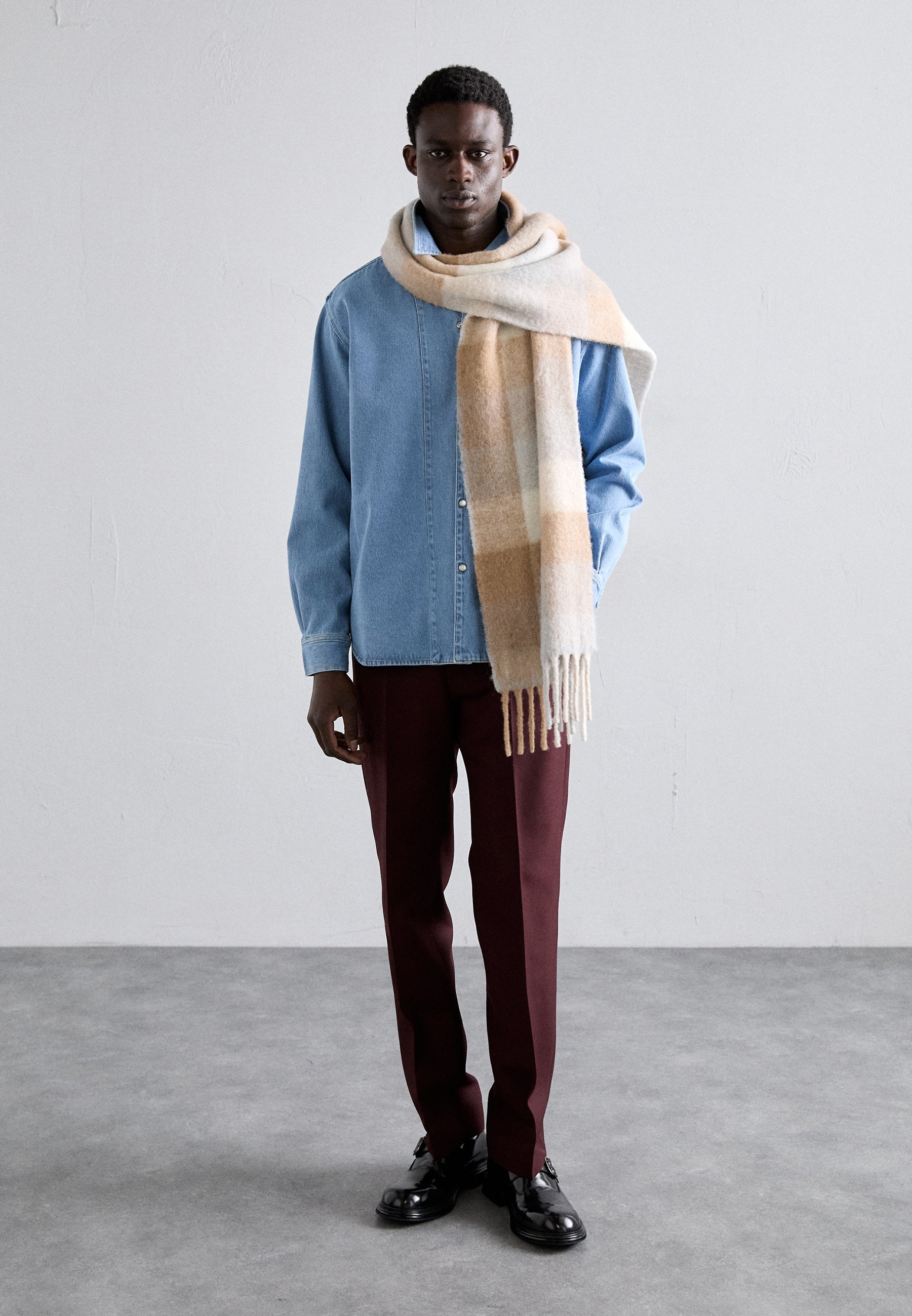Holzweiler FRESIA UNISEX - Scarf - beige - Zalando.co.uk