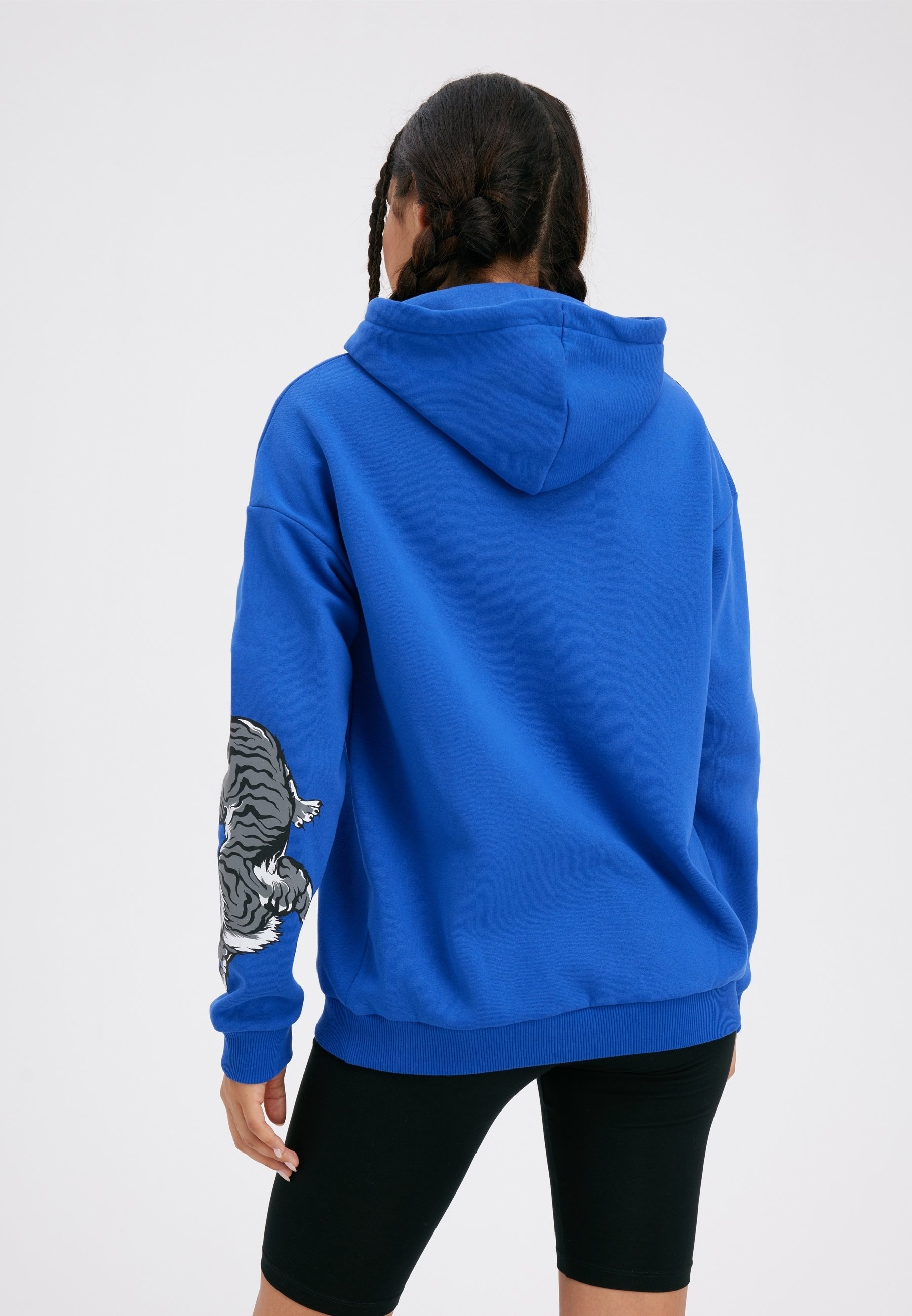 Sudadera Azul Sudadera Canguro Pull And Bear Mujer Canguro Pull