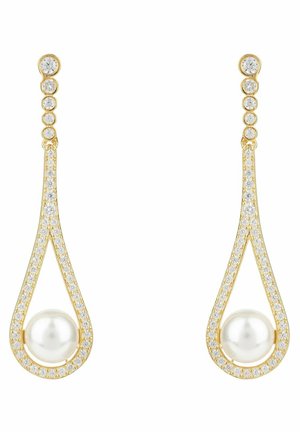 CRADLED  - Boucles d'oreilles - white, gold