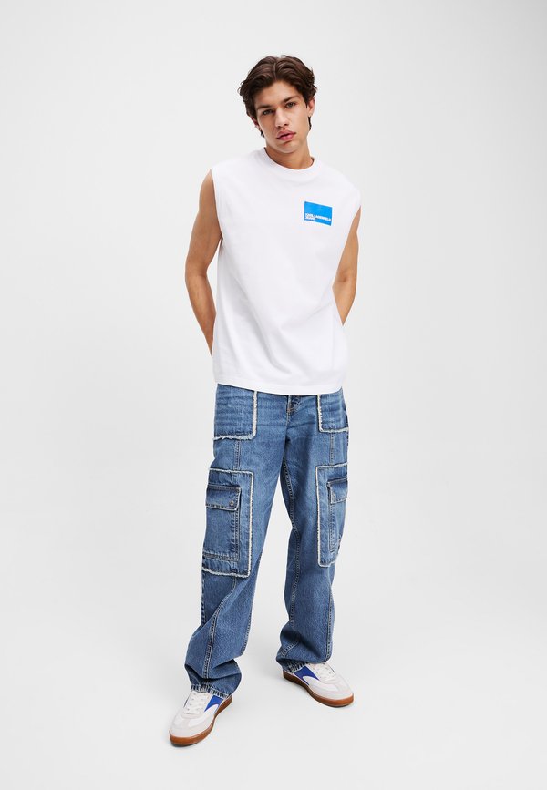 RELAXED BOX LOGO TANK - Top2