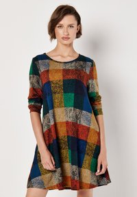 Apricot CHECK    - Robe en jersey - blue