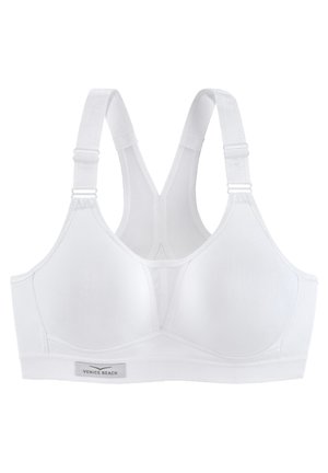 High support sports bra - weiß