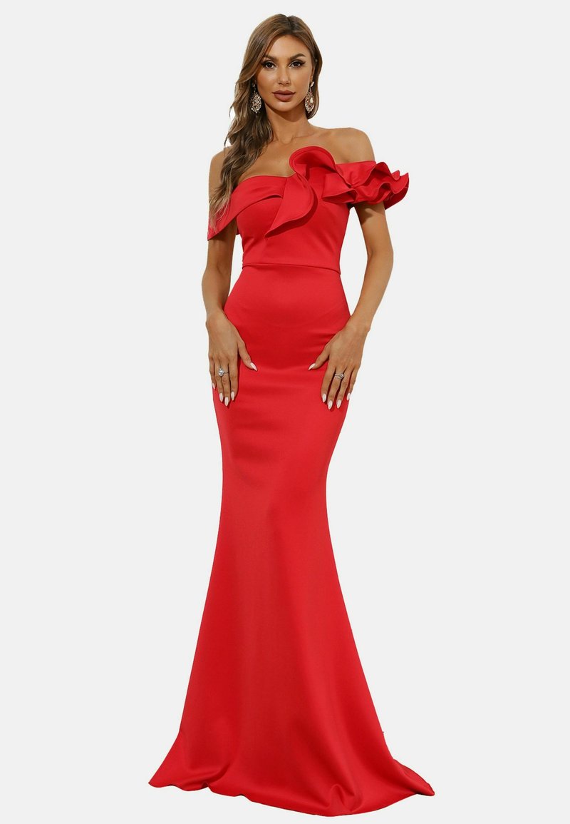 Moda Minx ABEND ALAIA OFF SHOULDER - Iltapuku - red