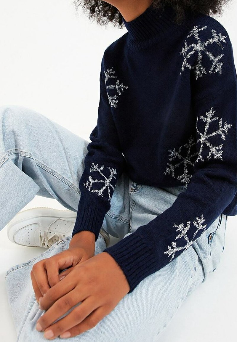 Strickpullover Pullover Perlen H&m Strickpullover Trendyol