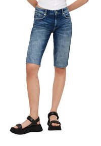 QS Jeansshort - ozeanblau