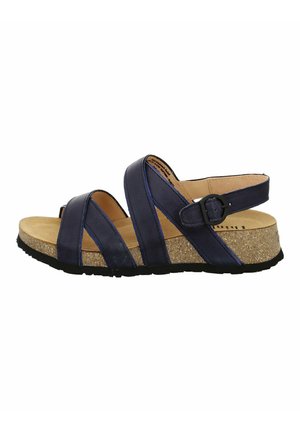 KOAK - Plateausandalette - blau