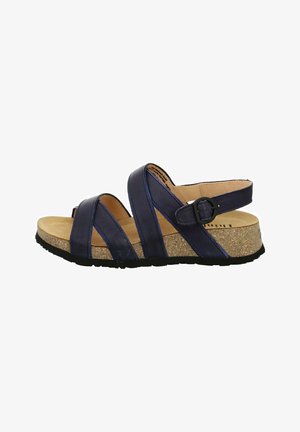 Think! KOAK - Plateausandalette - blau