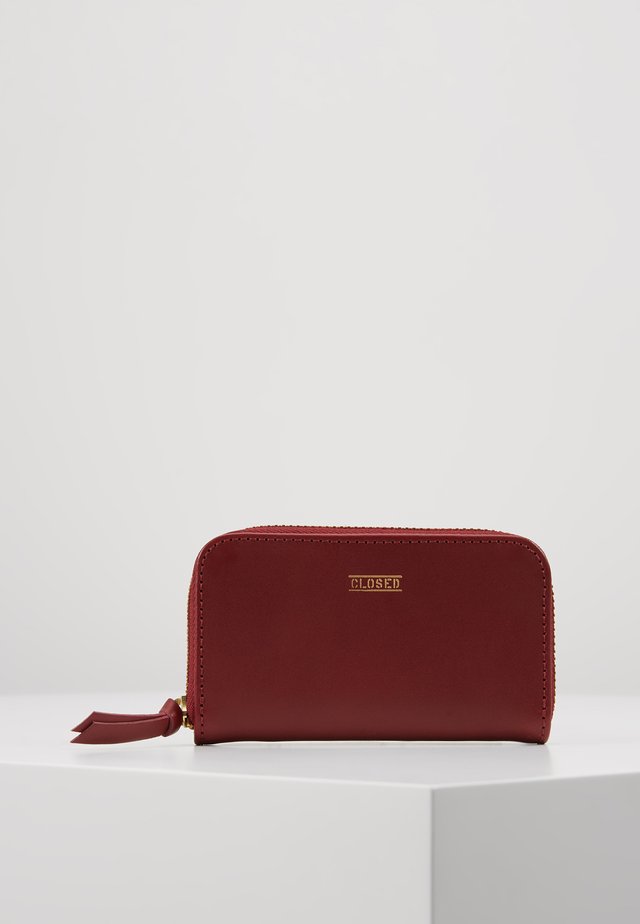 SMALL ZIP WALLET - Plånbok - deep wine