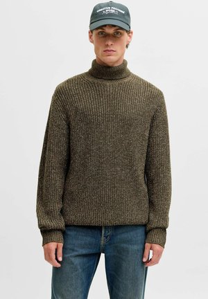 JORBLEECKER ROLL NECK - Jumper - canteen