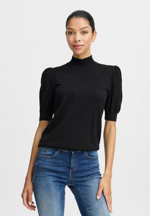 BYMMMORLA PUFF SLEEVE - Trui - black