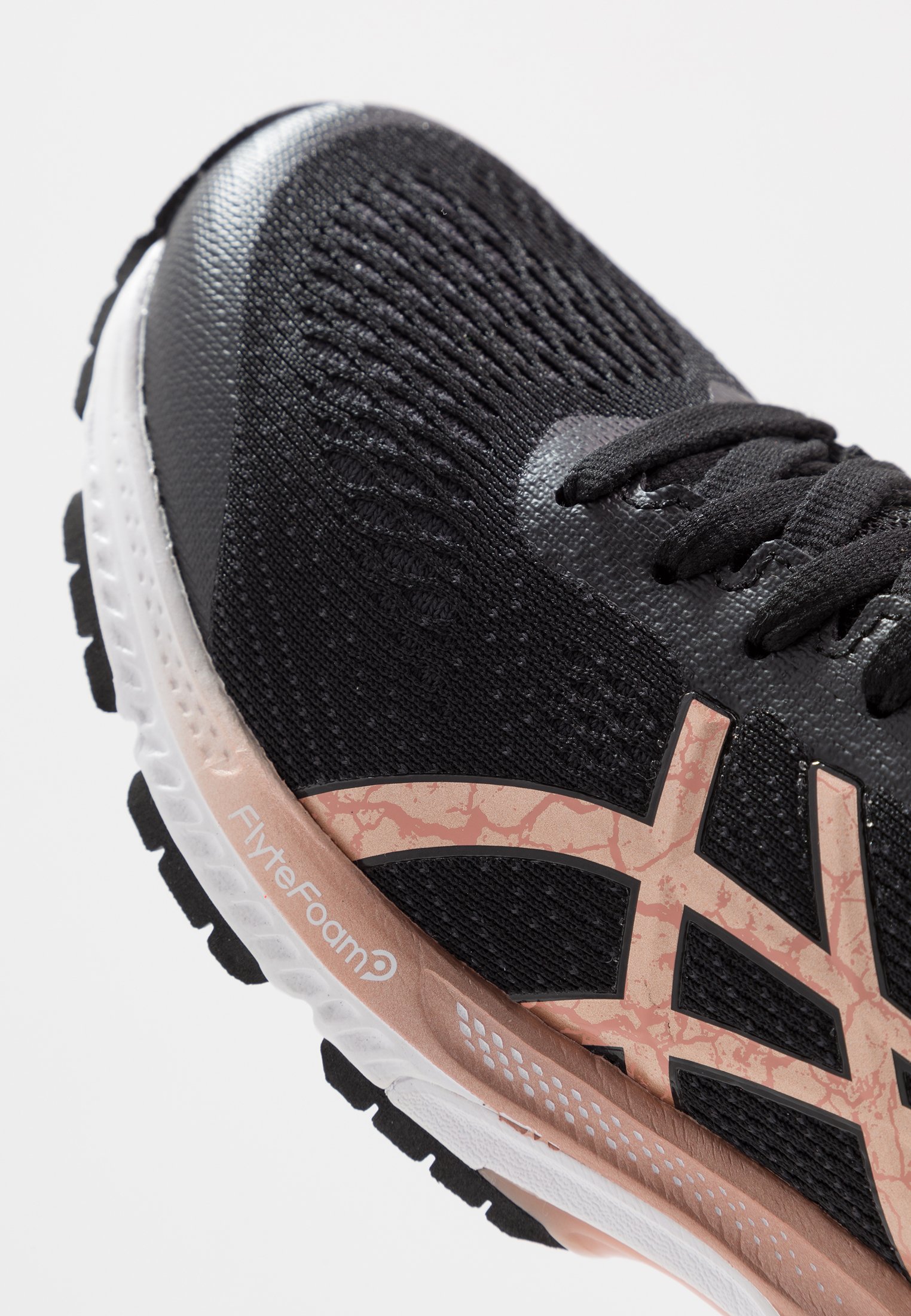 gel kayano 26 black rose gold