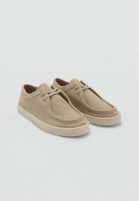 Mango Ležerna obuća s vezicama - beige