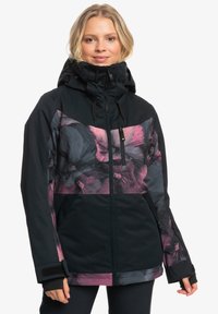 PRESENCE BPG0 - Bunda za deskanje na snegu - true black pansy pansy
