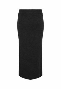 Pieces PCNIKO - Gonna lunga - dark grey melange