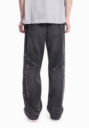 DISTRESSED UNISEX - Relaxed fit jeans - black washed