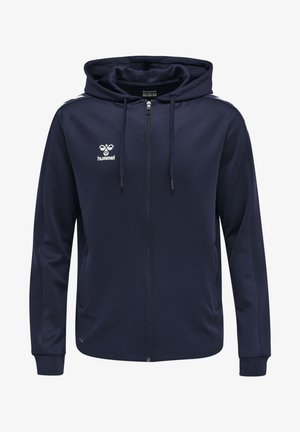 Hummel Sweater met rits - marine