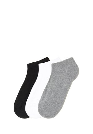 INVISIBLE SPORT, 3 PACK - Socquettes - nero/bianco/grigio mel