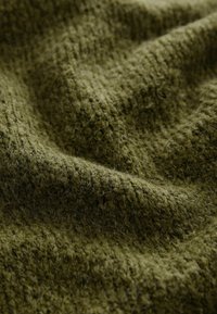 FLUFFY TEXTURED CREW - Svetrík - green